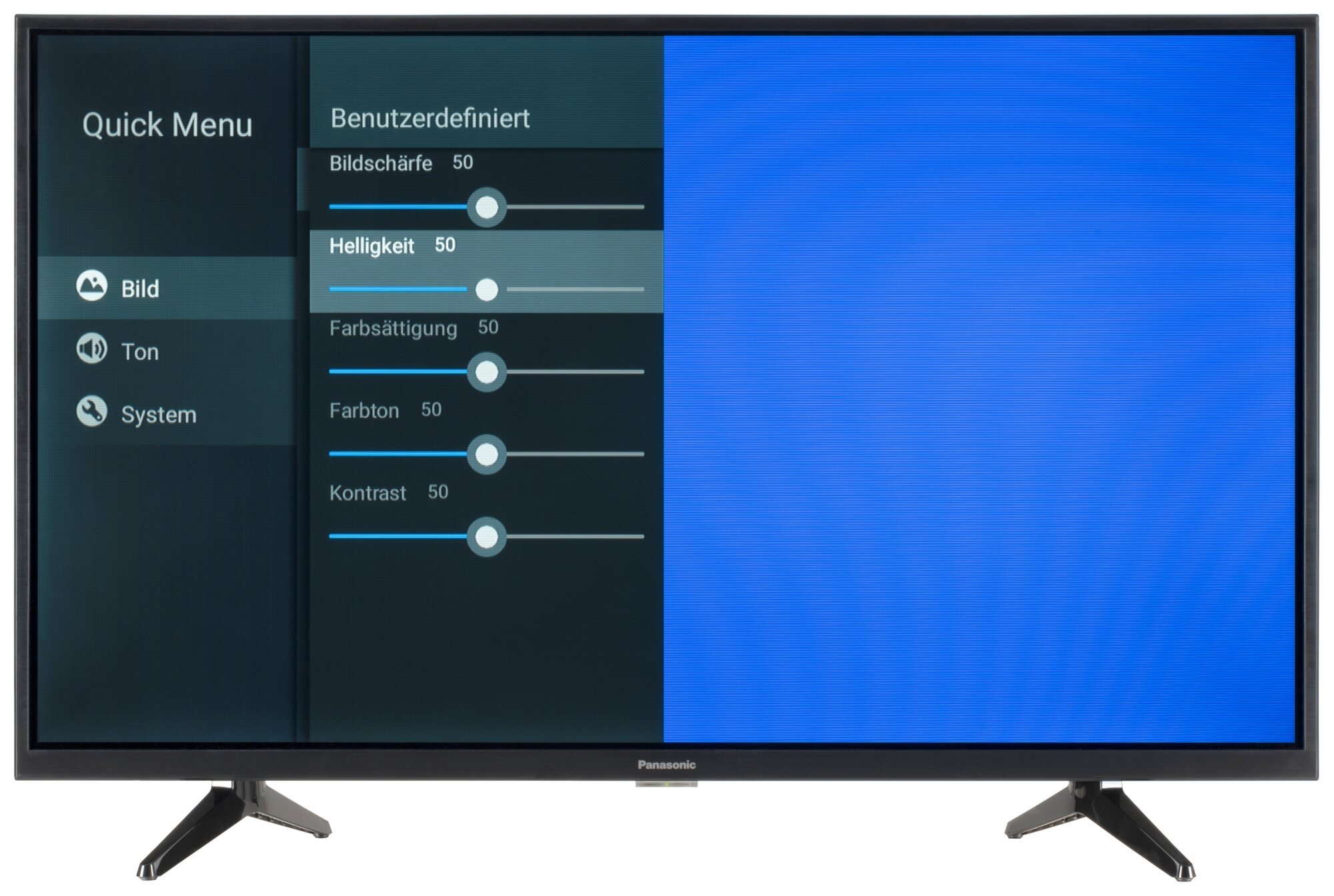 Panasonic TX-32LSW504 Bildschirmmenü