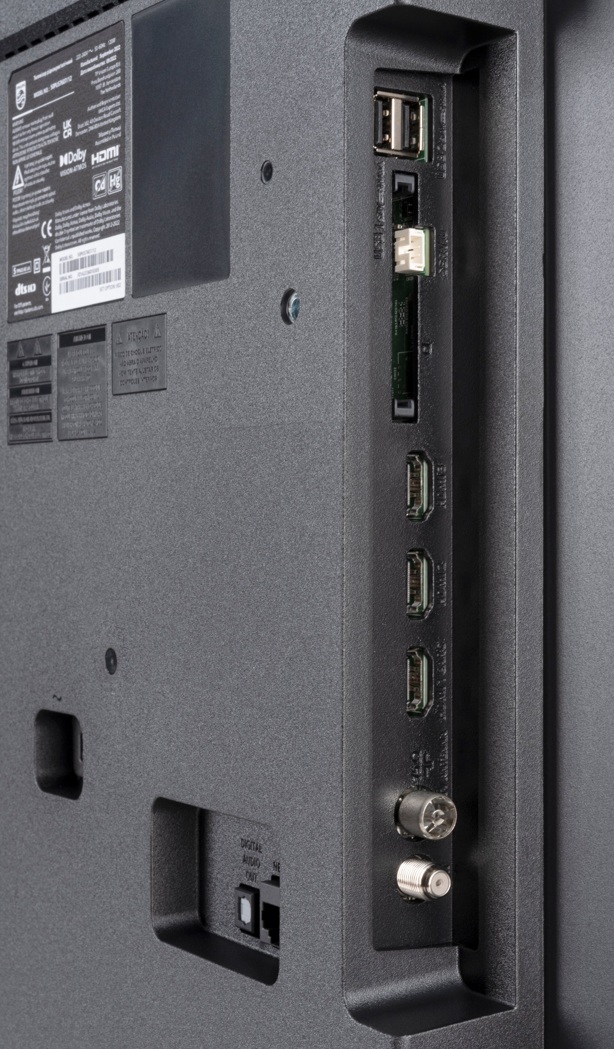 Philips 50PUS7607 Anschlüsse