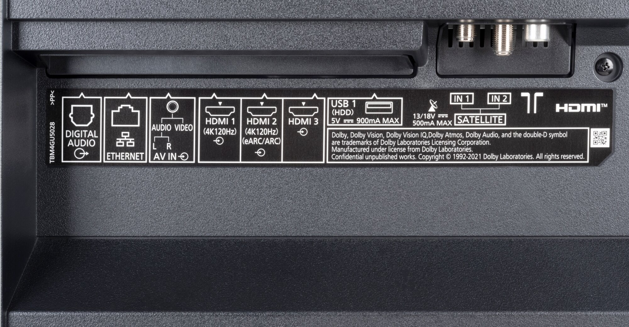 Panasonic TX-55LZW2004 weitere Anschlüsse