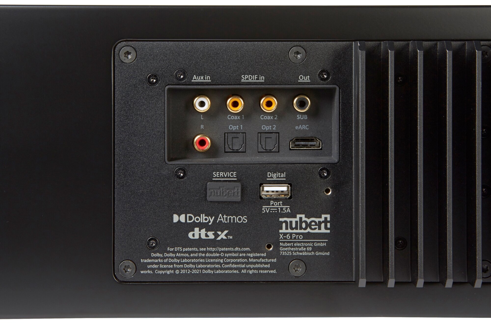 Nubert nuPro XS-8500 RC Anschluesse2