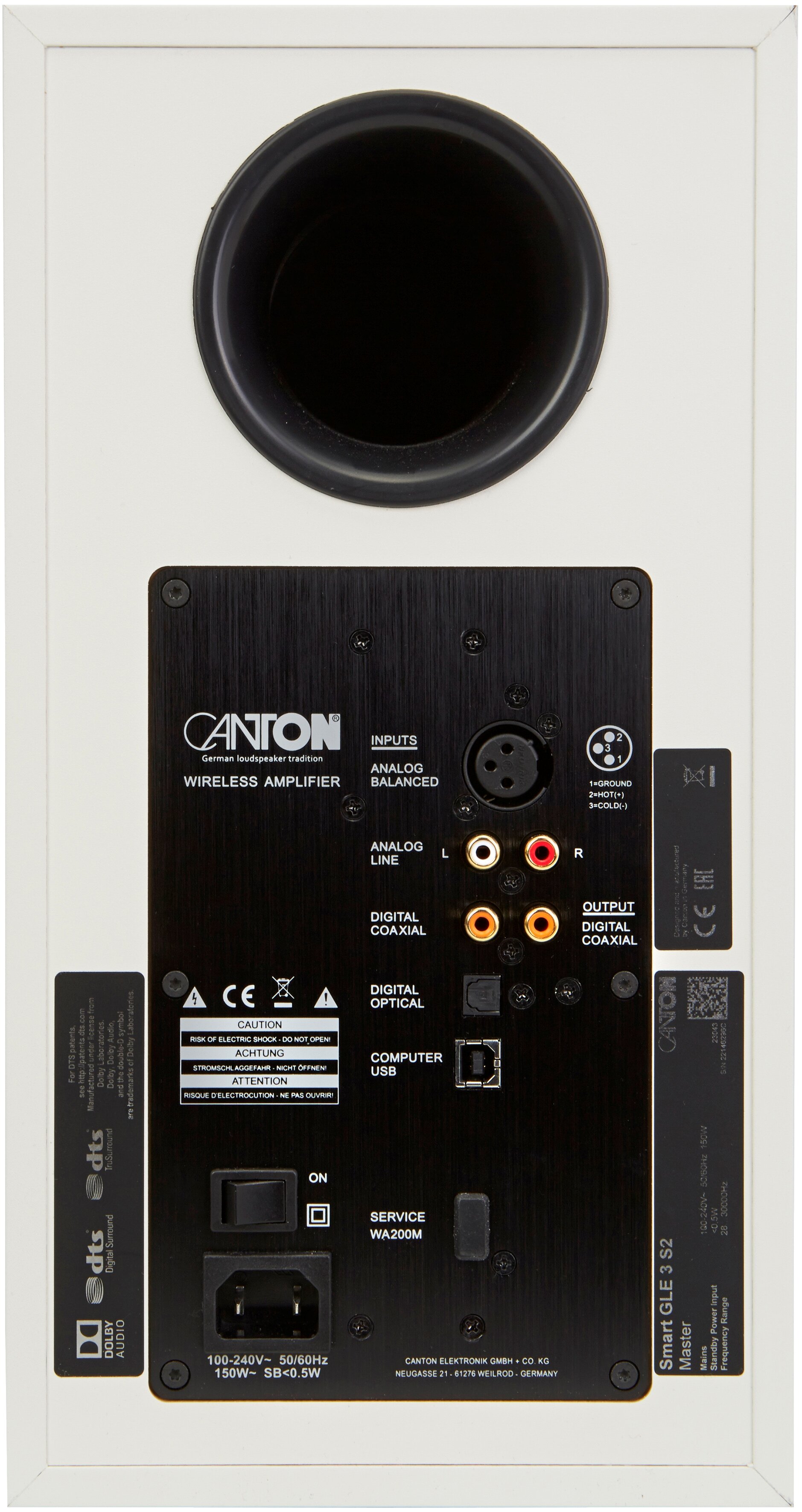 Canton Smart GLE 3 S2 Anschluesse
