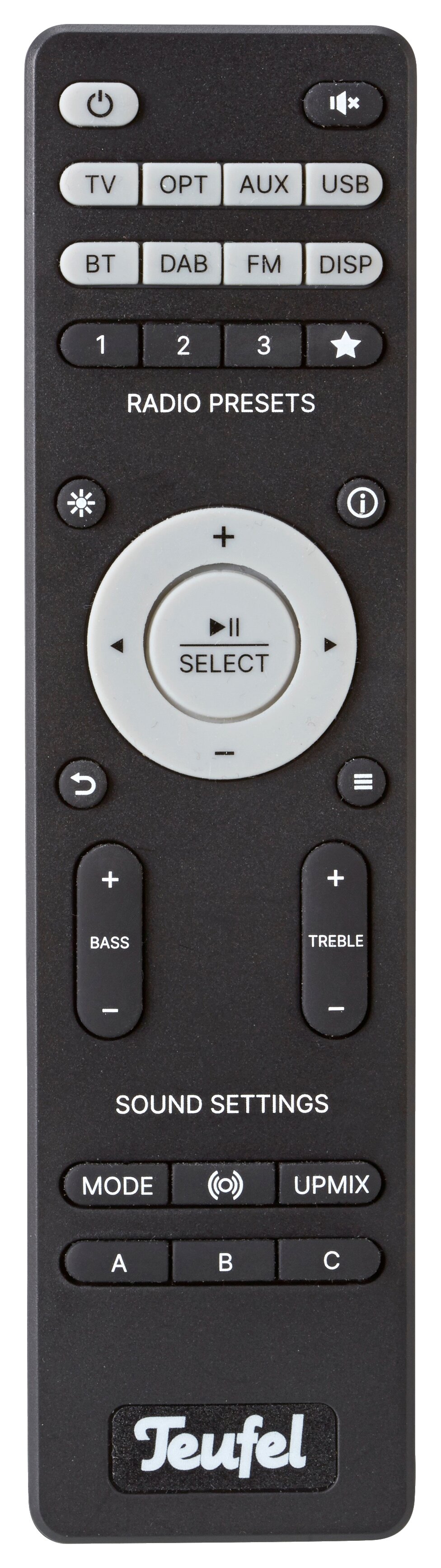 Teufel Ultima 25 Aktiv Fernbedienung