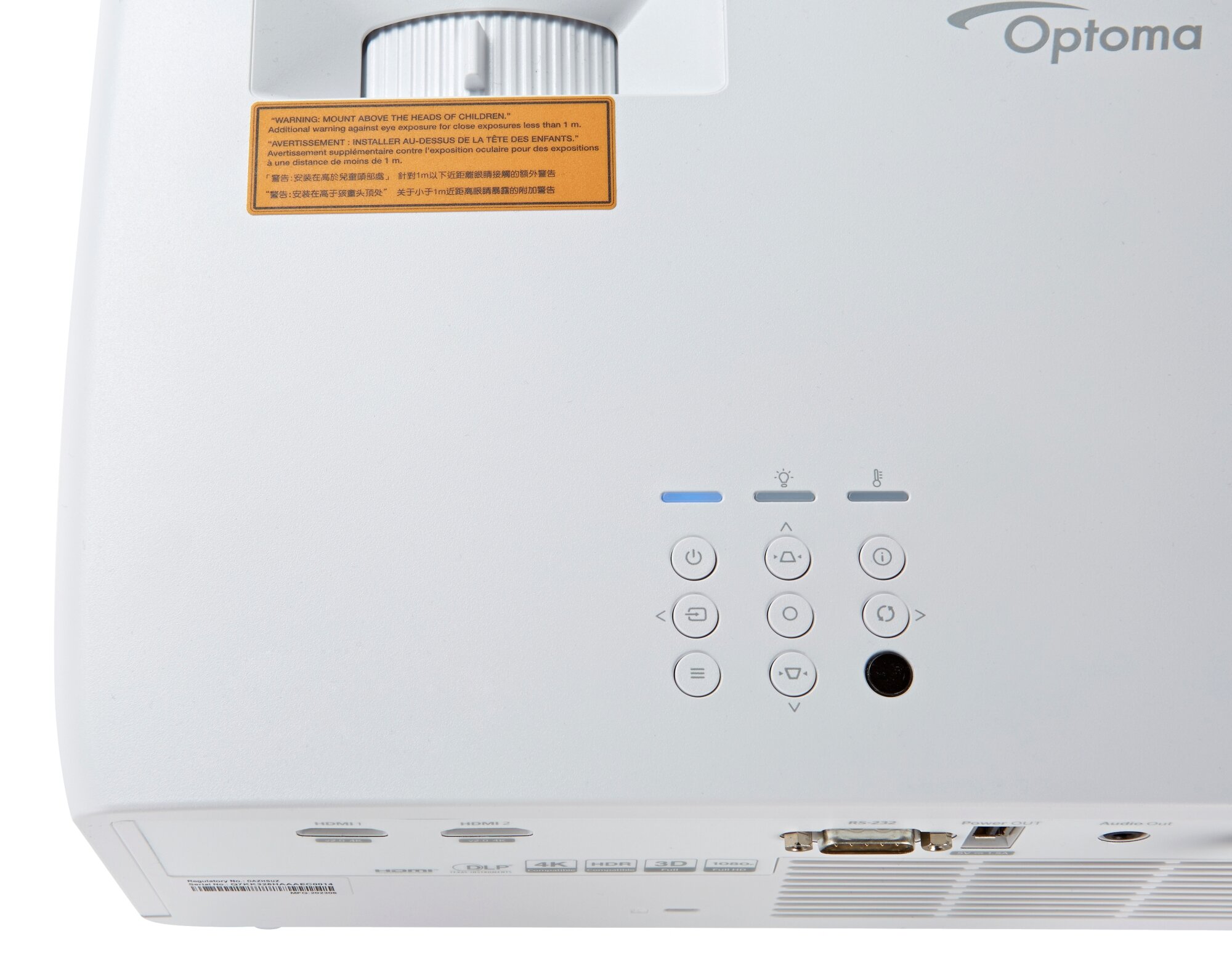 Optoma HZ146X-W Bedienung