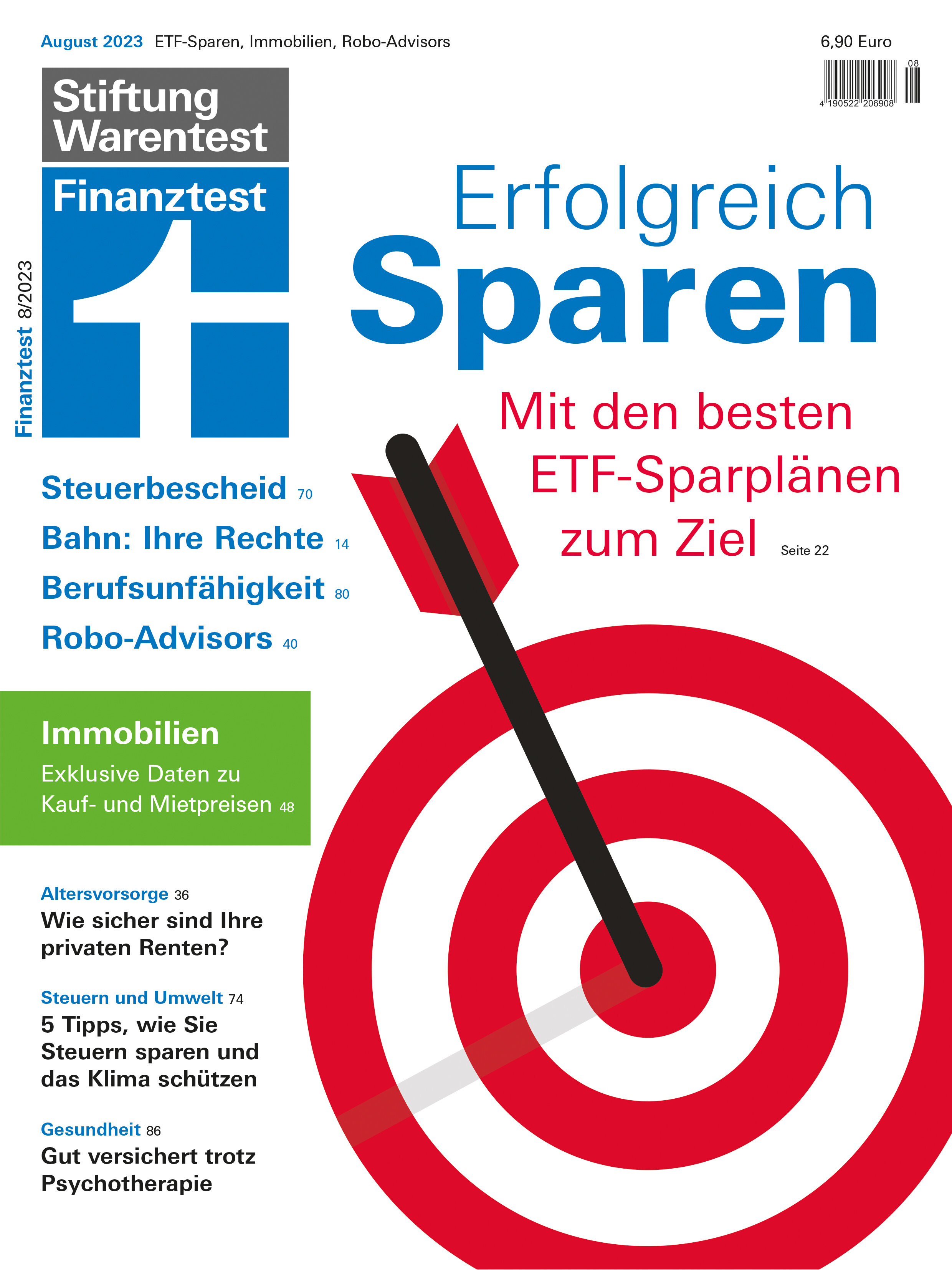 Finanztest 8/2023: Mit den besten ETF-Sparplänen zum Ziel